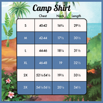 Lilo & Stitch Beach Scene Unisex Camp Shirt, , hi-res view 3