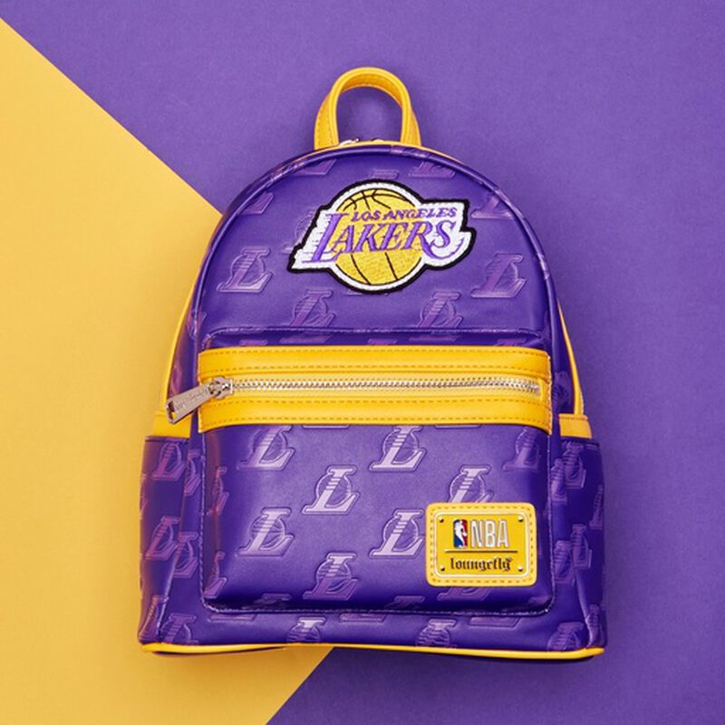 NBA Los Angeles Lakers Logo Mini Backpack, , hi-res view 2