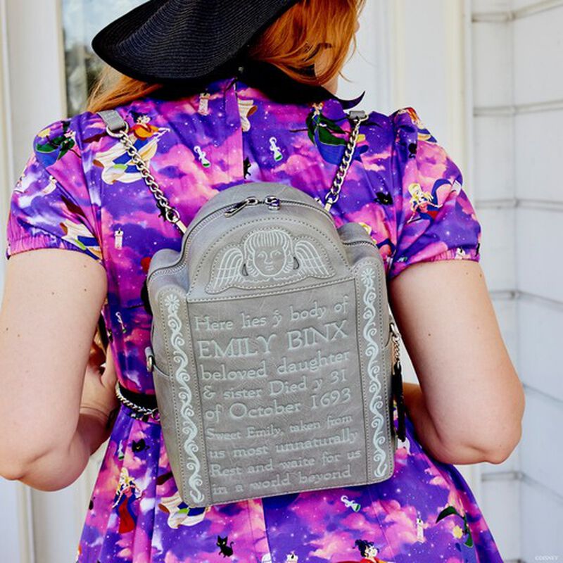 Stitch Shoppe Hocus Pocus Emily Binx Glow Convertible Mini Backpack & Crossbody Bag, , hi-res view 2