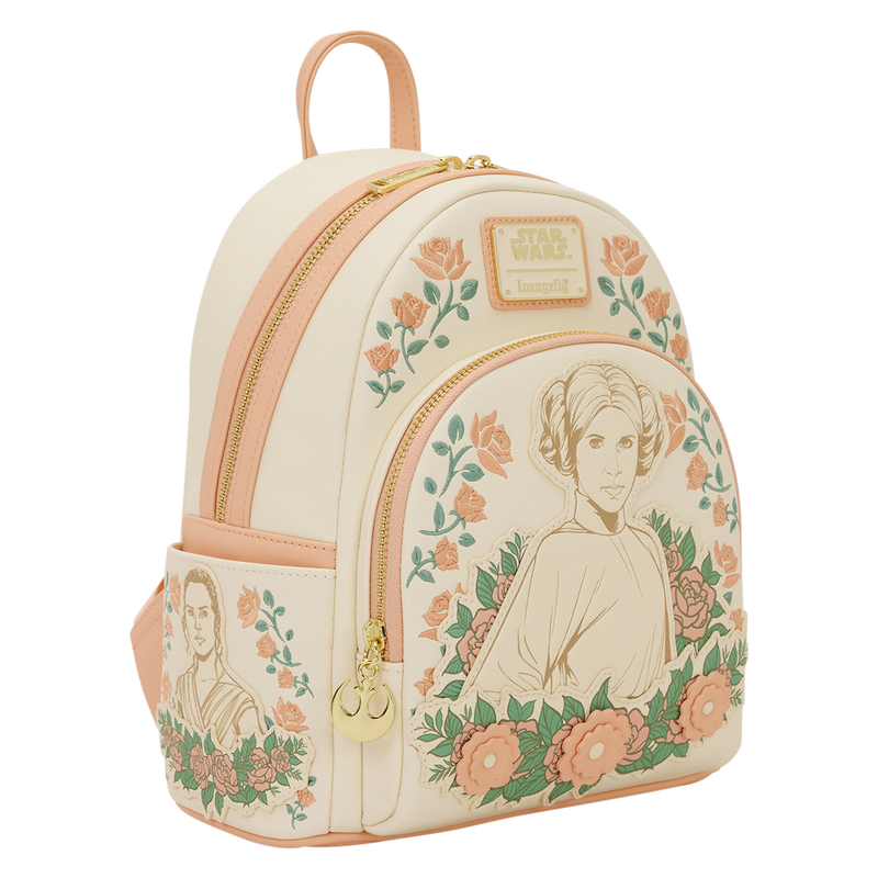 STAR WARS&trade; Exclusive Leia, Rey, & Padm&eacute; Floral Mini Backpack, , hi-res view 3