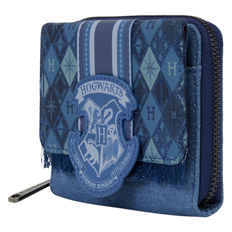 Harry Potter Hogwarts Denim Tri-fold Wallet, , hi-res view 3