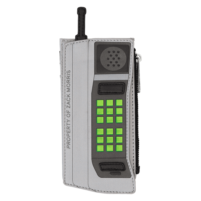 Saved By The Bell Zack Morris Retro Cell Phone Glow Large Card Holder, , hi-res view 4