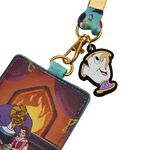 Beauty and the Beast Fireplace Scene Lanyard with Card Holder, , hi-res image number 2