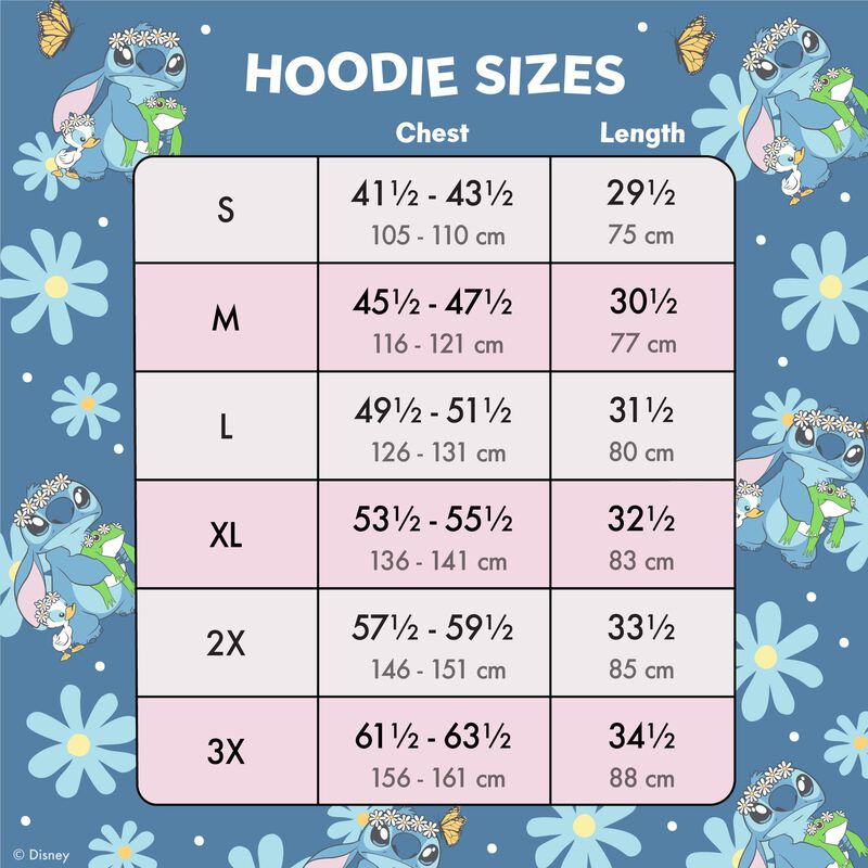 Stitch Springtime Daisy Cosplay Unisex Hoodie, , hi-res view 4