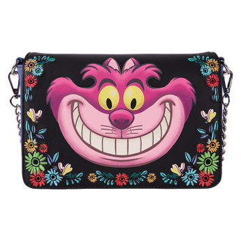 Alice in Wonderland Cheshire Cat Tulgey Wood Crossbody Bag, Image 1