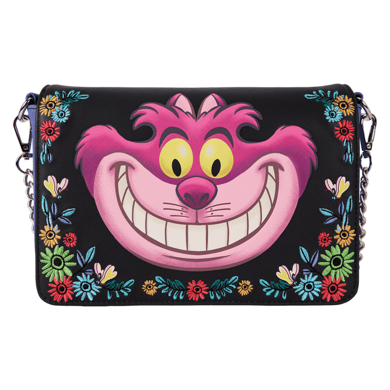 Alice in Wonderland Cheshire Cat Tulgey Wood Crossbody Bag, , hi-res view 1