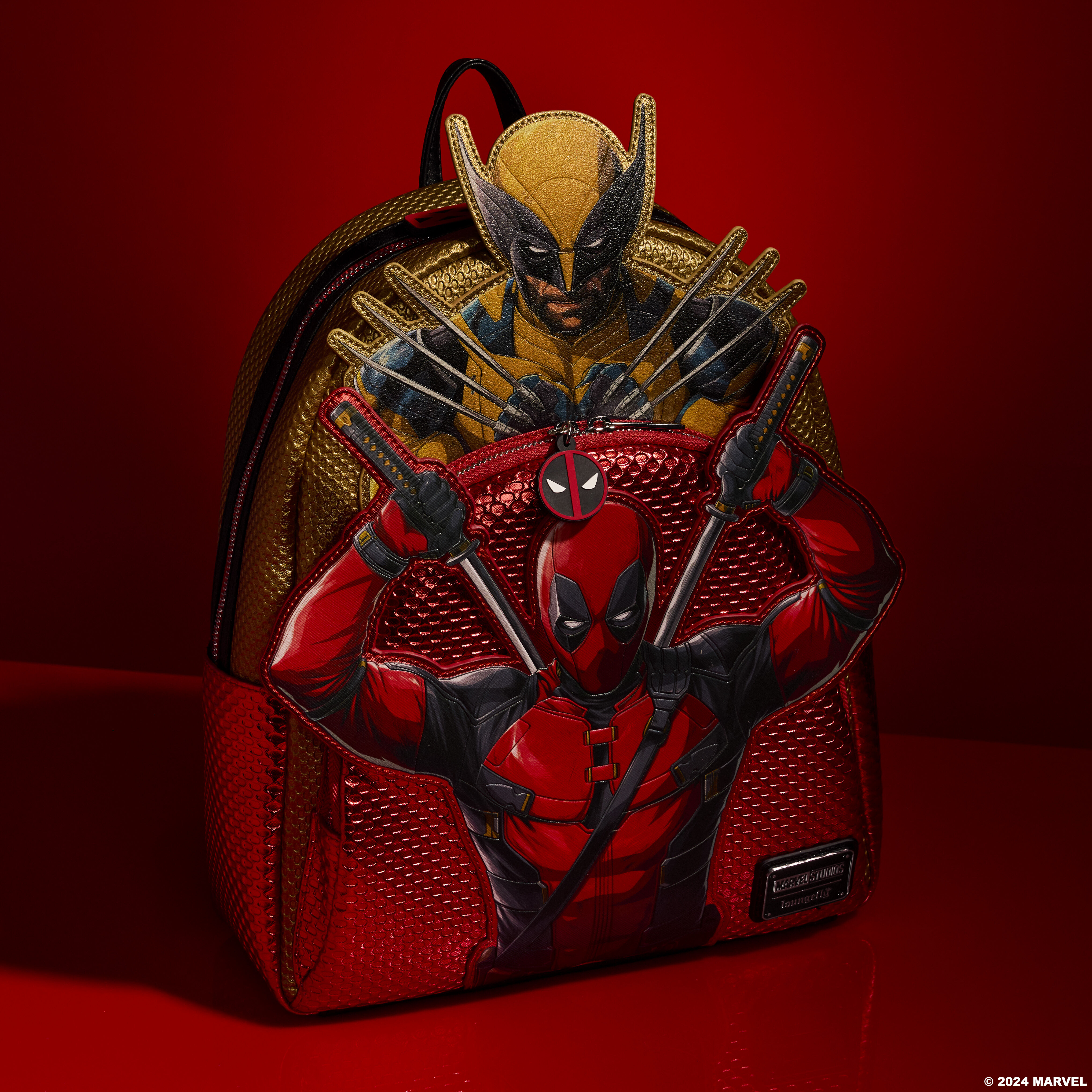 Buy Marvel Deadpool Wolverine Mini Backpack at Loungefly