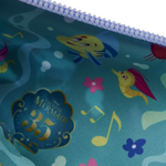 The Little Mermaid 35th Anniversary Life is the Bubbles All-Over Print Nylon Zipper Pouch Wristlet, , hi-res view 6