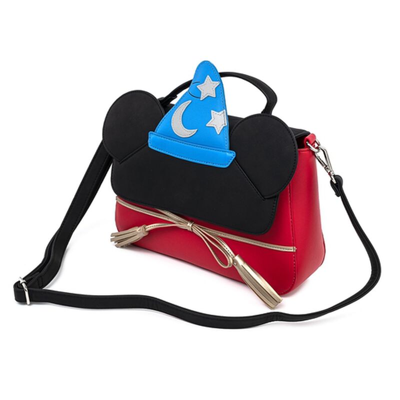 Disney Fantasia Sorcerer Mickey Mouse Cosplay Crossbody Bag display picture 1