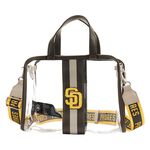 MLB SD Padres Clear Tote Crossbody Stadium Bag with Pouch&nbsp;, , hi-res view 4