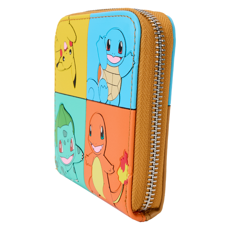 Pokémon Color Block Starters Zip Around Wallet, , hi-res view 4