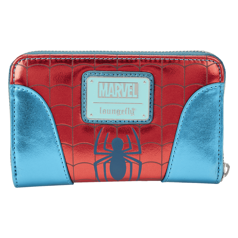 Marvel Metallic Spider-Man Zip Around Wallet, , hi-res view 3