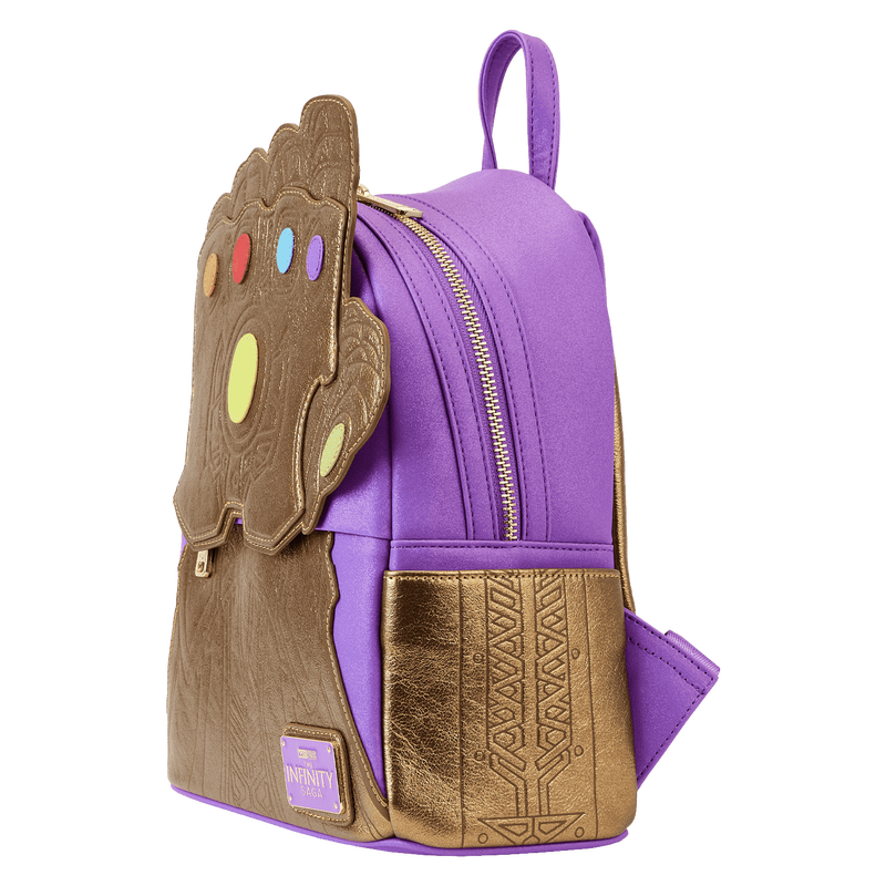 Marvel Metallic Thanos Gauntlet Mini Backpack, , hi-res view 2