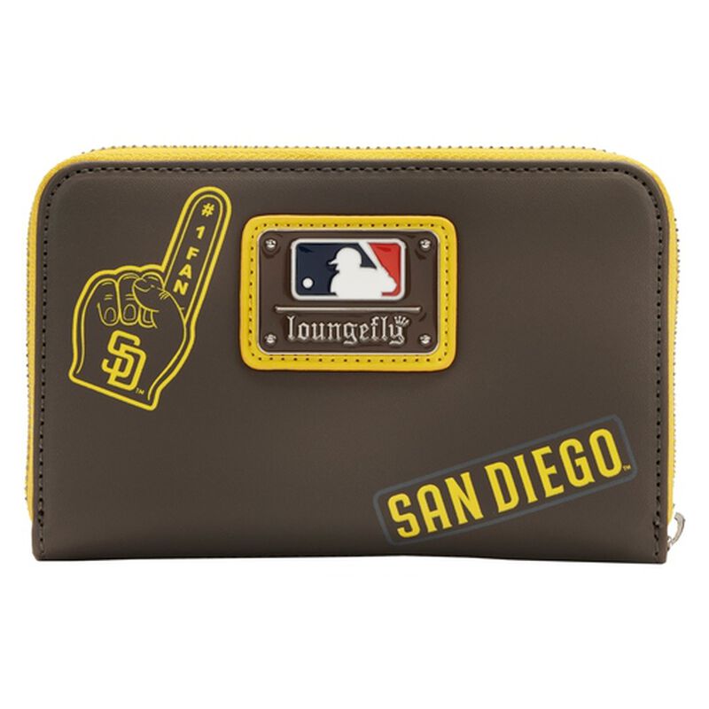 MLB SD Padres Patches Zip Around Wallet, , hi-res image number 4