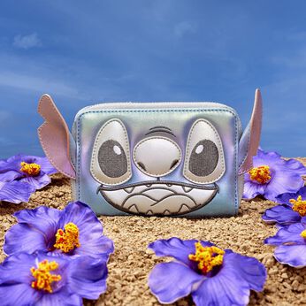Disney100 Platinum Stitch Cosplay Zip Around Wallet, Image 2