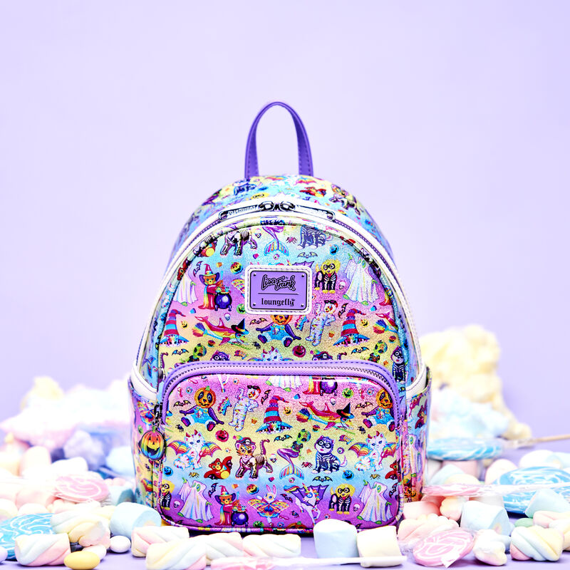 Buy Lisa Frank Exclusive Halloween Sticker All-Over Print Mini Backpack at  Loungefly.