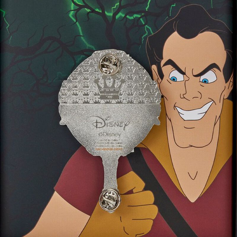 Beauty and the Beast Gaston Villains Scene Lenticular Pin, , hi-res image number 5