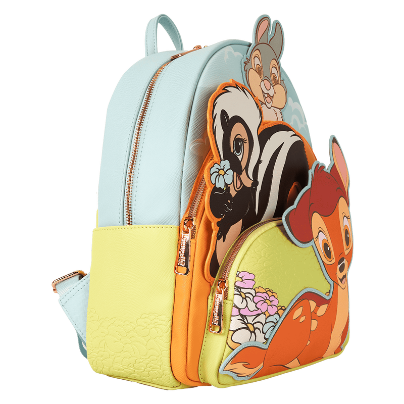 Bambi & Friends Triple Pocket Mini Backpack, , hi-res view 4