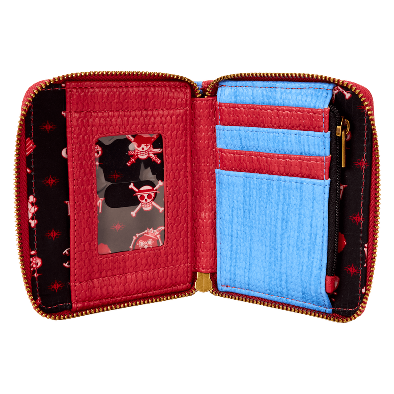 NYCC Limited Edition One Piece Luffy Jolly Roger Zip Around Wallet, , hi-res view 5