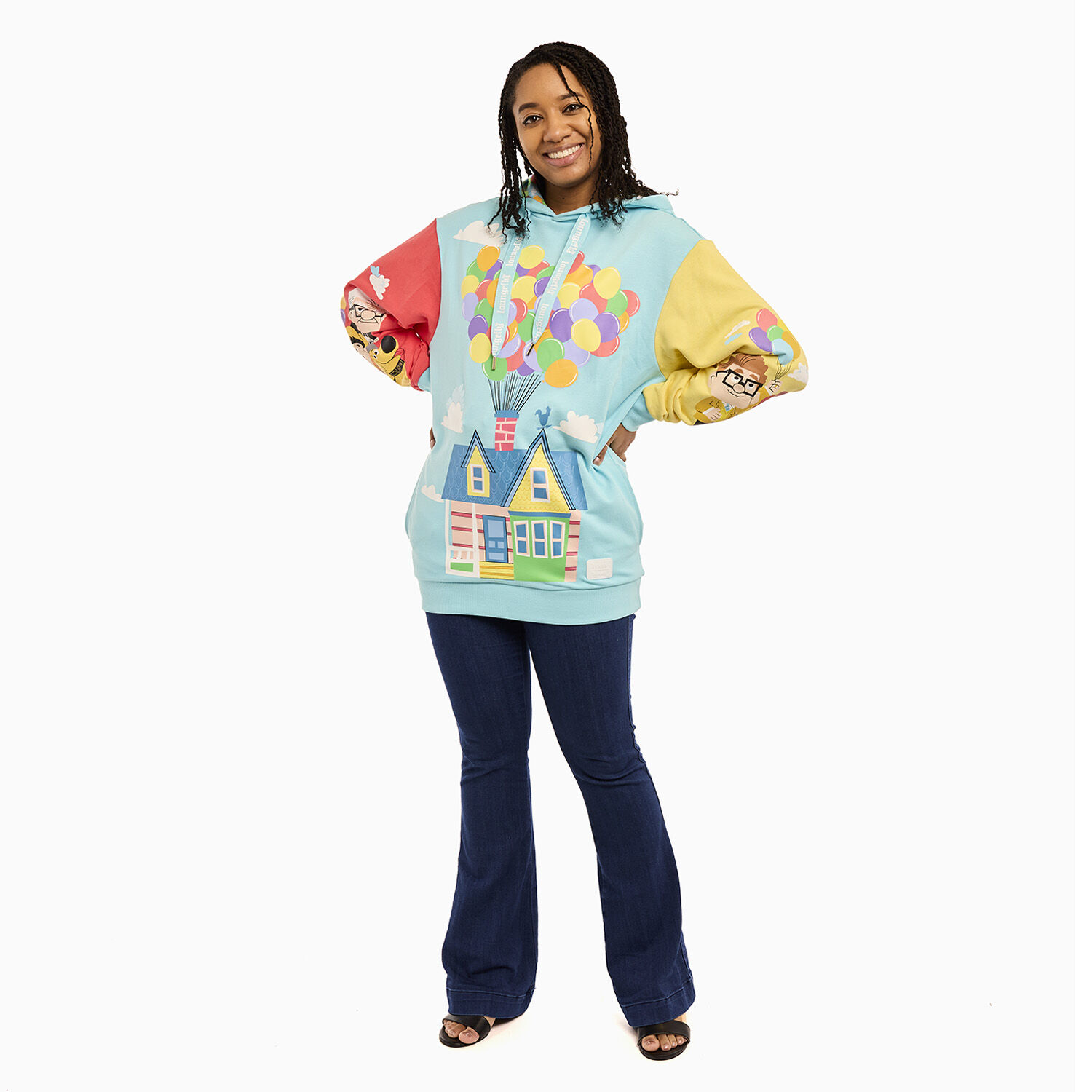 Buy Up 15th Anniversary Color Block Unisex Hoodie at Loungefly
