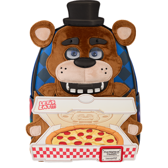 Five Nights at Freddy's Freddy Fazbear Plush Cosplay Lenticular Mini Backpack, Image 1