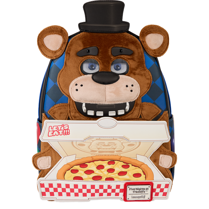 Five Nights at Freddy's Freddy Fazbear Plush Cosplay Lenticular Mini Backpack, , hi-res view 1
