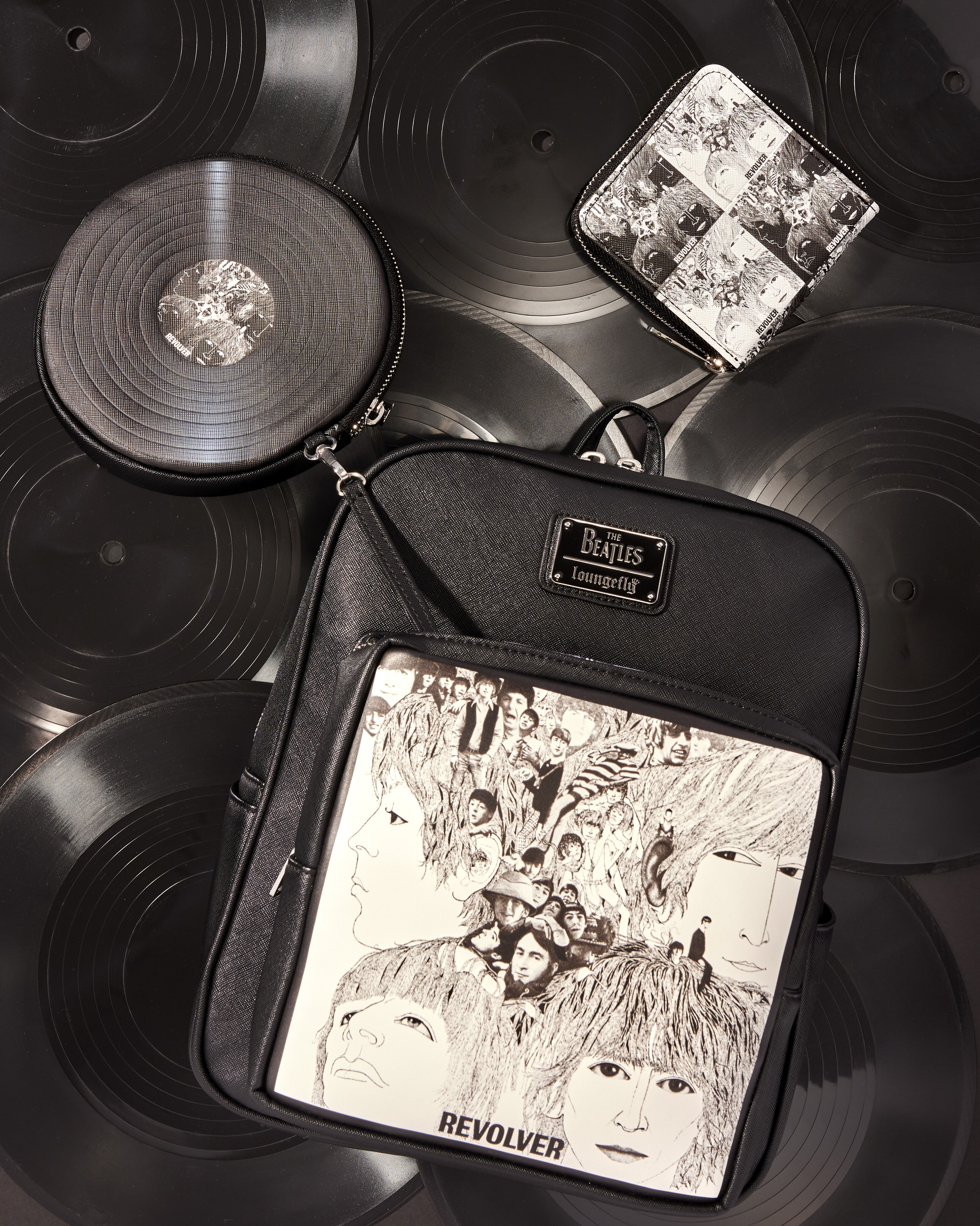 The Beatles Revolver Album Cover Zip Around Wallet | Loungefly