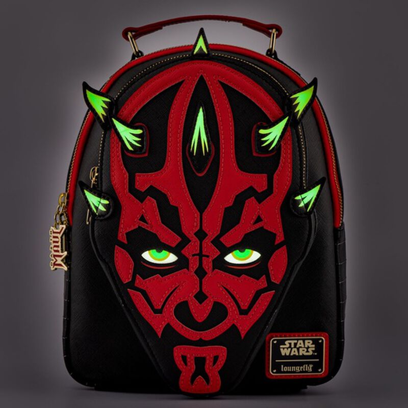 NYCC 2021 Virtual Con Exclusive - Star Wars Darth Maul Glow in the Dark Cosplay Mini Backpack, , hi-res view 2