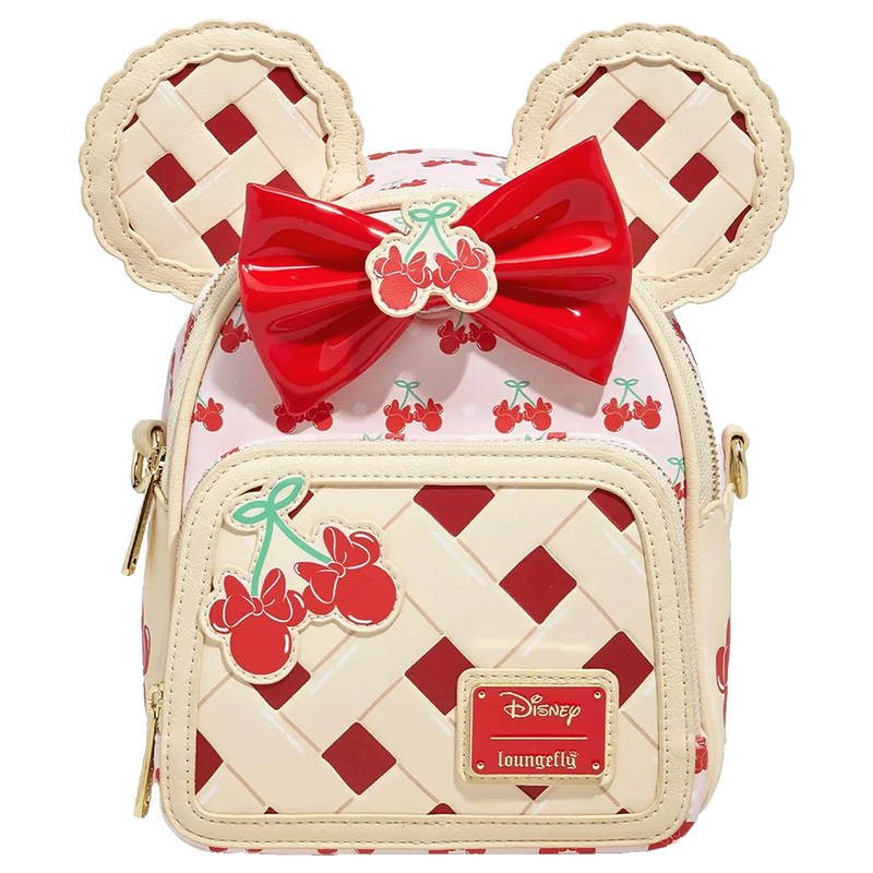 Minnie Mouse Cherry Pie Convertible Mini Backpack - Disney, , hi-res view 1