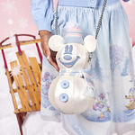 Stitch Shoppe Mickey Mouse Exclusive Winter Snowman Iridescent Figural Crossbody Bag, , hi-res view 2