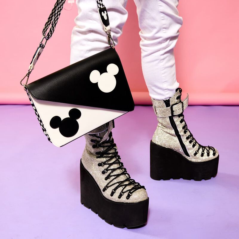 Mickey Mouse Y2K Yin and Yang Crossbody Bag, , hi-res view 2