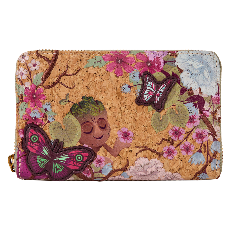 Guardians of the Galaxy Floral Groot Zip Around Wallet, , hi-res view 1