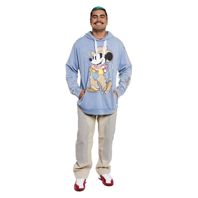 Western Mickey Mouse Unisex Hoodie, , hi-res view 5