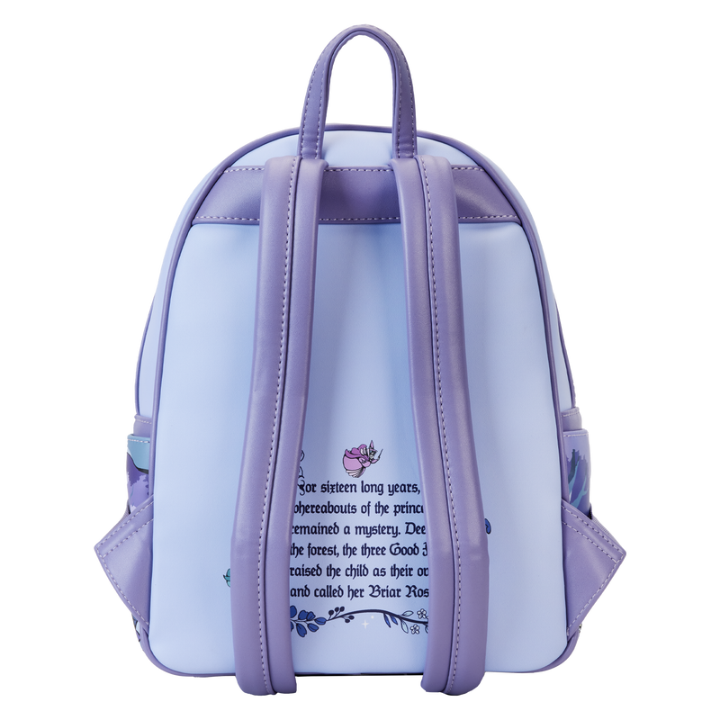 Sleeping Beauty 65th Anniversary Floral Scene Mini Backpack, , hi-res view 9