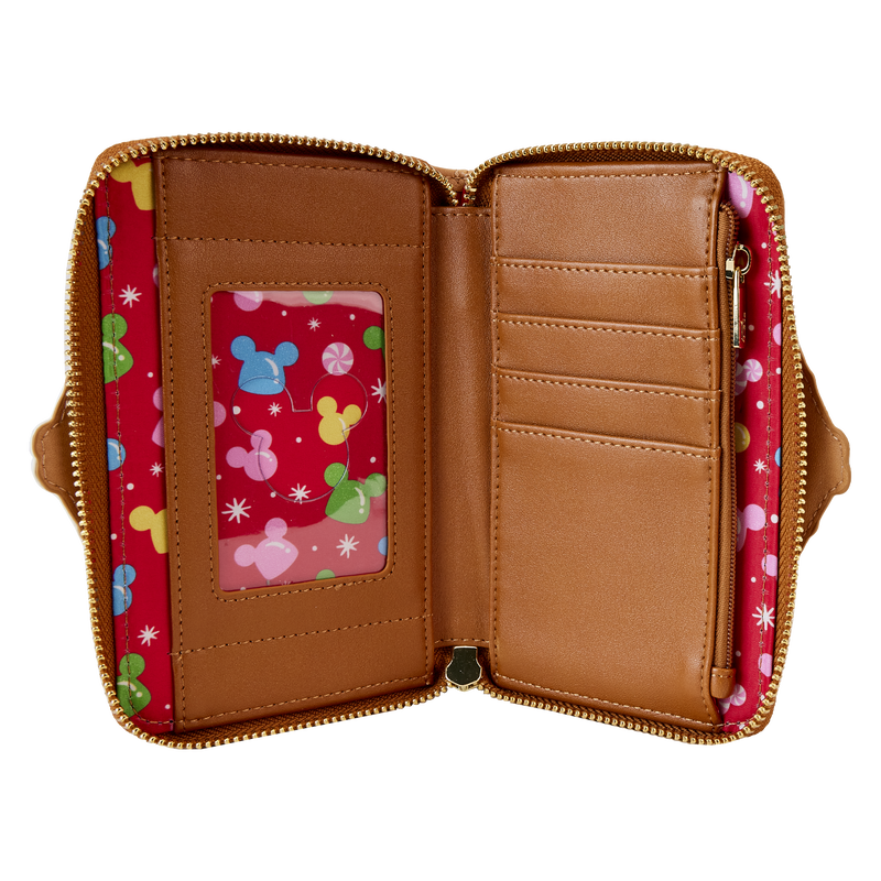 Mickey & Friends Gingerbread House Zip Around Wallet, , hi-res view 7
