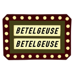 Beetlejuice Here Lies Betelgeuse Marquee Glow Large Card Holder, , hi-res view 3