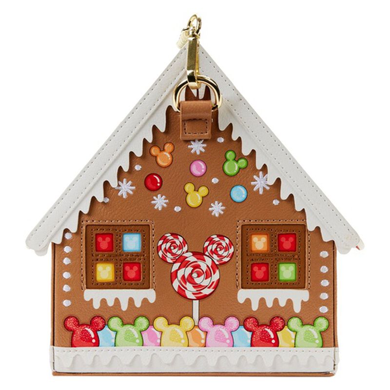 Stitch Shoppe Minnie Mouse Gingerbread House Crossbody Bag, , hi-res image number 7