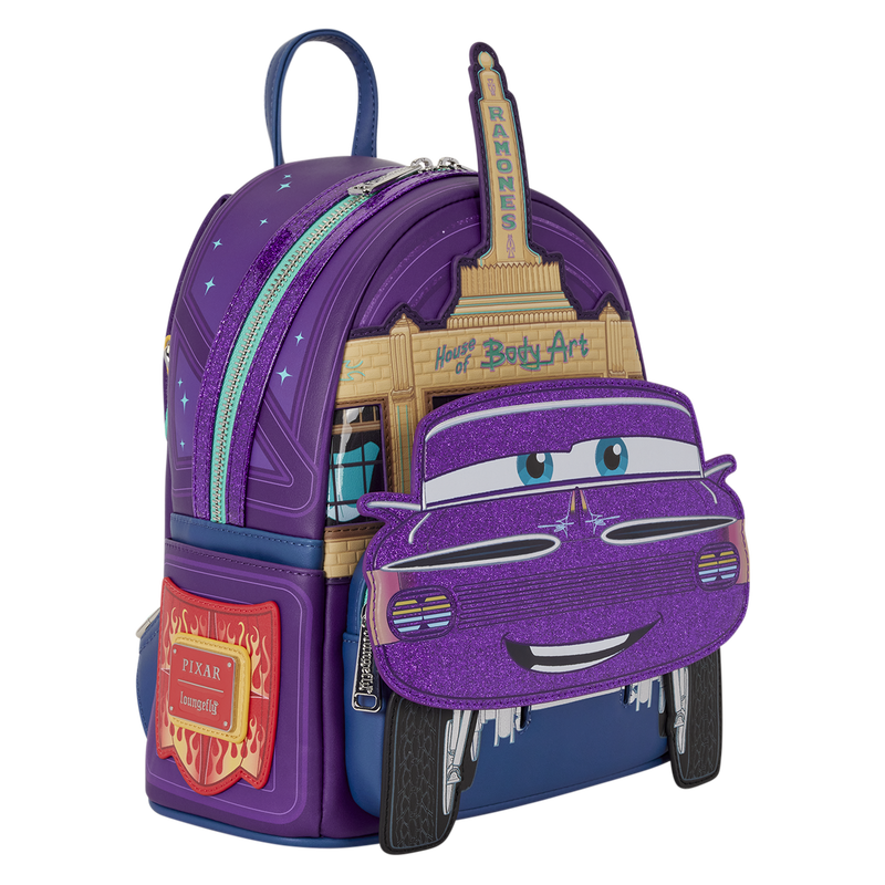 D23 Exclusive Cars Ramone Cosplay Light-Up Glow Mini Backpack, , hi-res view 7