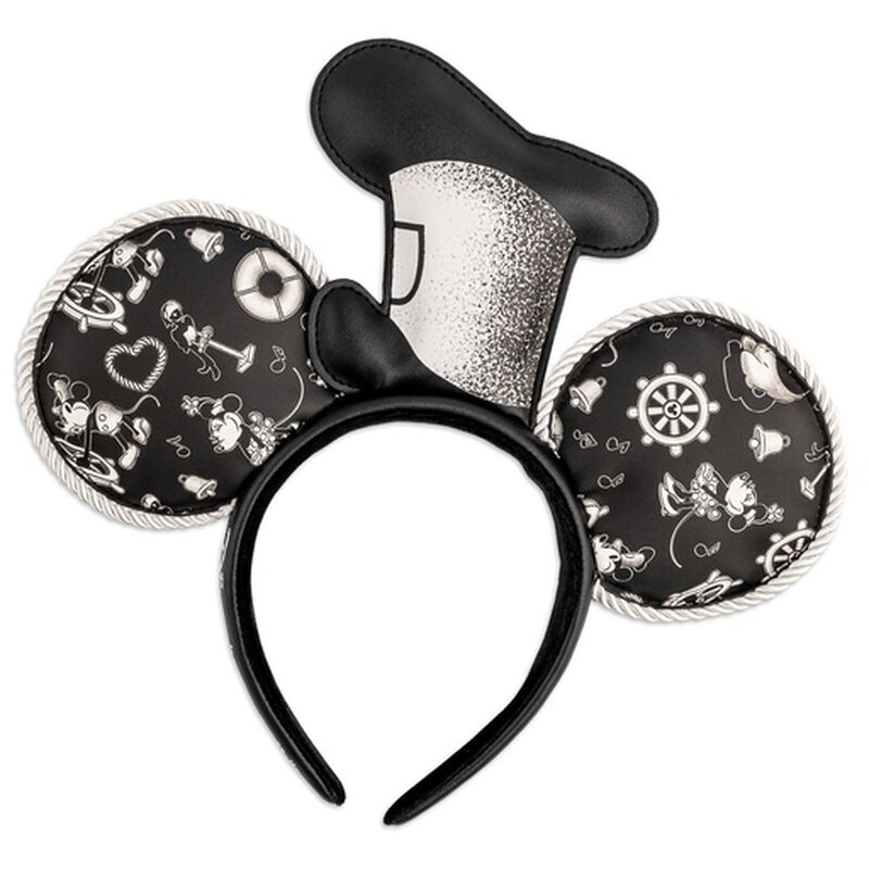 Disney Steamboat Willie Hat Ears Headband, , hi-res view 1
