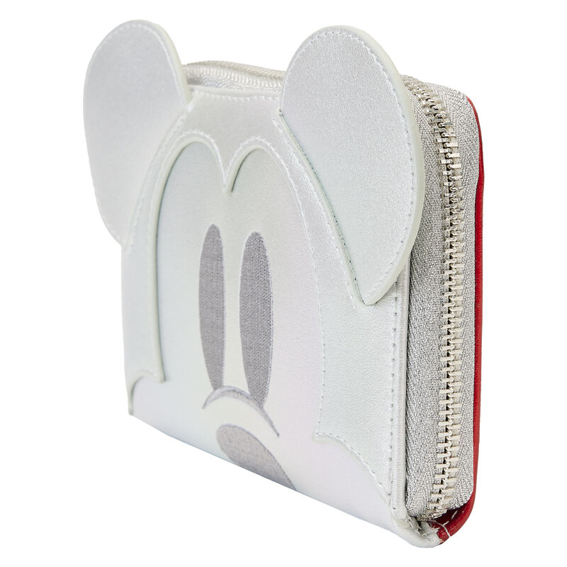 Limited Edition Exclusive - Disney100 Platinum Mickey Mouse Cosplay Zip Around Wallet, , hi-res view 3