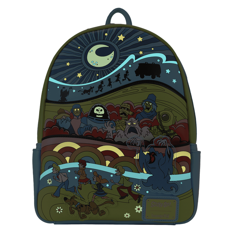 Scooby-Doo Psychedelic Monster Chase Glow Mini Backpack, , hi-res image number 3