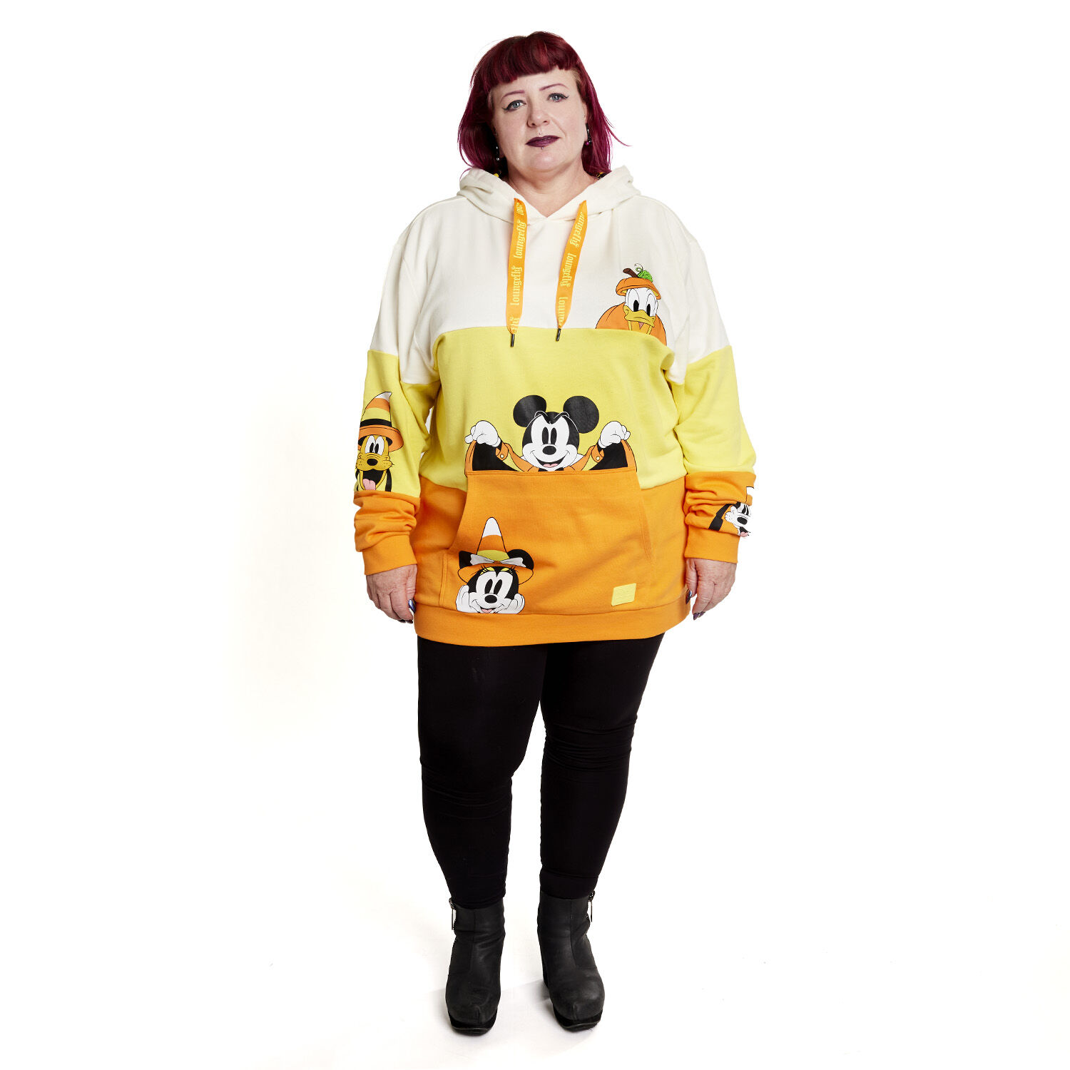 Yellow mickey mouse hoodie sale