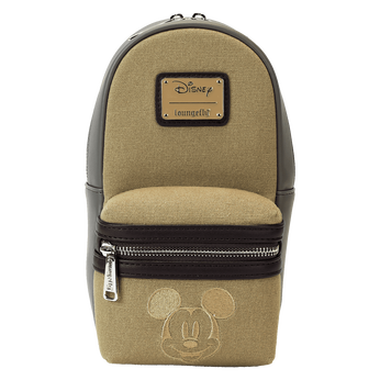 Mickey & Friends Canvas Drink Holder Crossbody Bag, Image 1