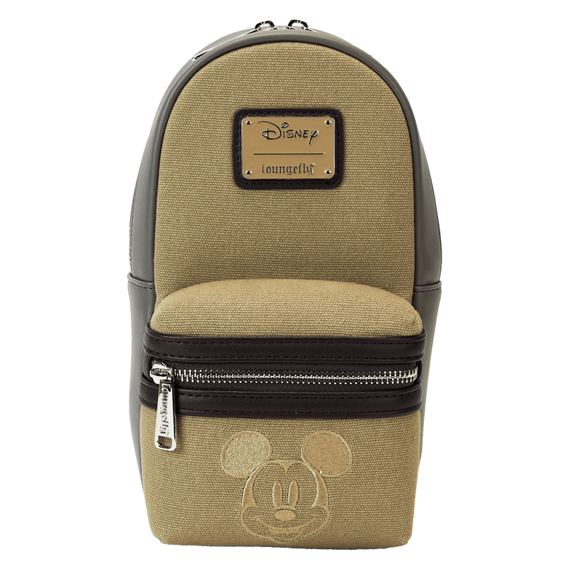 Mickey & Friends Canvas Drink Holder Crossbody Bag, , hi-res view 1