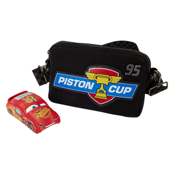 Cars 20th Anniversary Piston Cup Sling Crossbody Bag with Coin Bag, , hi-res view 1