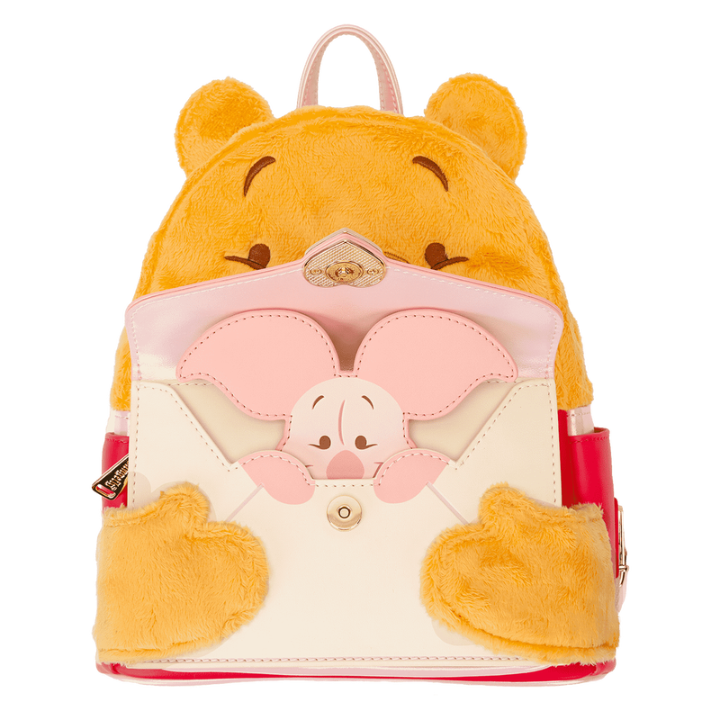 【Loungefly】The Pooh & Piglet Mini Backpack Winnie The Pooh & Piglet Love Letter Cosplay Mini Backpack
