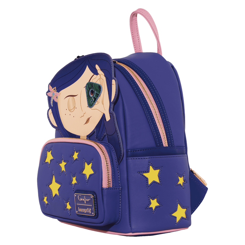 Buy Coraline Glow in the Dark House Mini Backpack at Loungefly.
