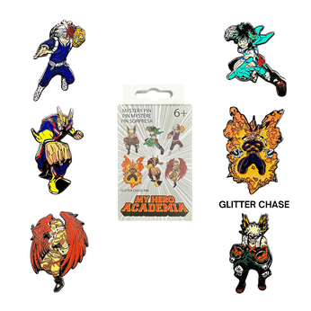 MY HERO ACADEMIA CHARACTER ACTION BLIND BOX PIN, Image 1