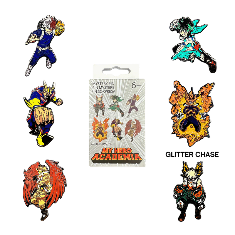 MY HERO ACADEMIA CHARACTER ACTION BLIND BOX PIN, , hi-res view 1