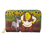 Shrek & Donkey Sunflower Field Zip Around Wallet, , hi-res view 1